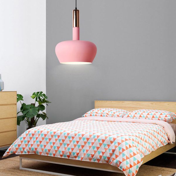 Nordic Macaron Aluminum Dome Bottle 1-Light Pendant Light - Image 15