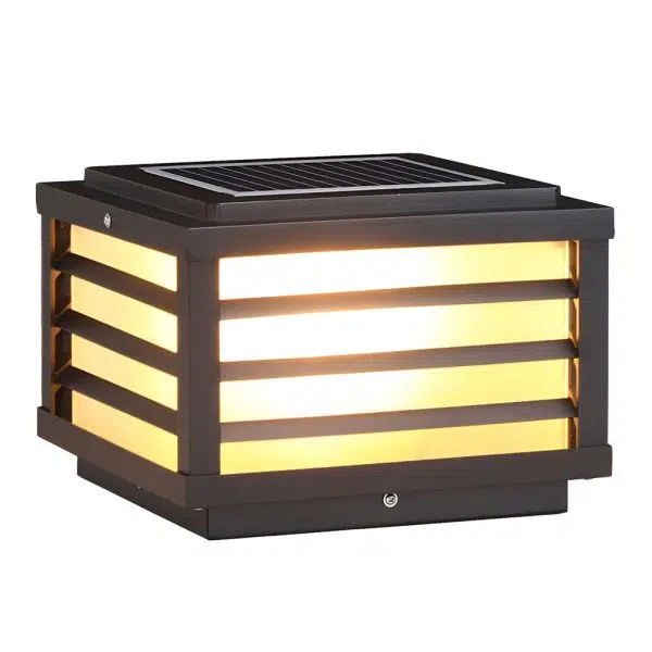 Modern Solar LED Fence Cap Post Lights for Pretty Fence Post Lighting - Image 7
