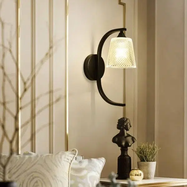 Modern Simple Glass Shade with Resin Bird 1-Light Wall Sconce Lamp - Image 16