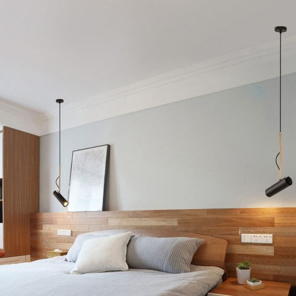 Modern Minimalist Gold 1-Light LED Spotlight Pendant Light - Image 18