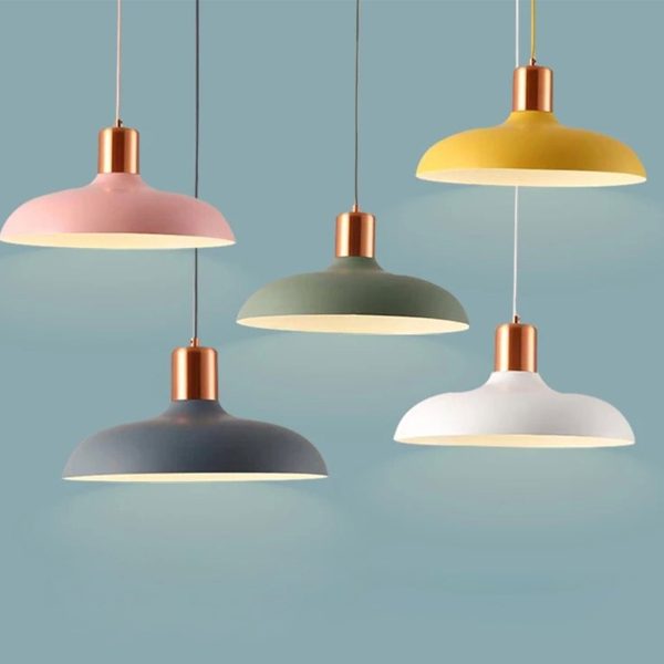Nordic Creative Macaron Color 1-Light Pendant Light - Image 26
