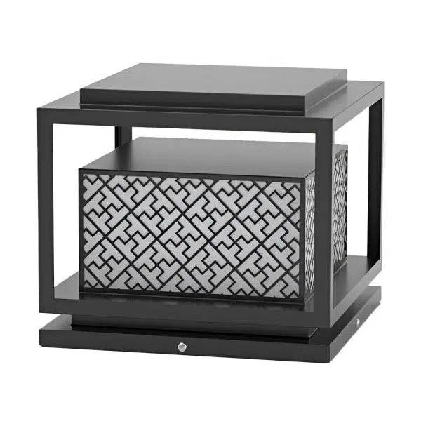 Square Waterproof Modern Solar Outdoor Fence Post Lights Pillar Light - Image 8