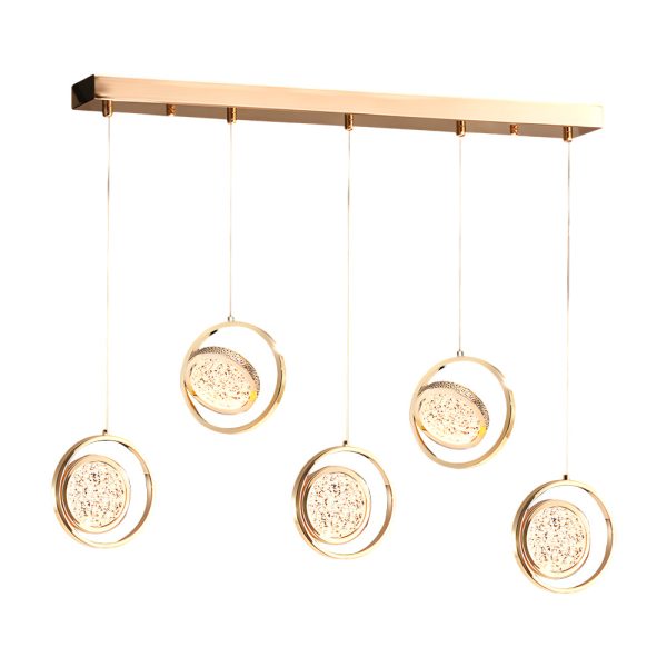 Round 270?? Rotating Acrylic Luxury 3 Step Dimming Modern Pendant Lights - Image 9