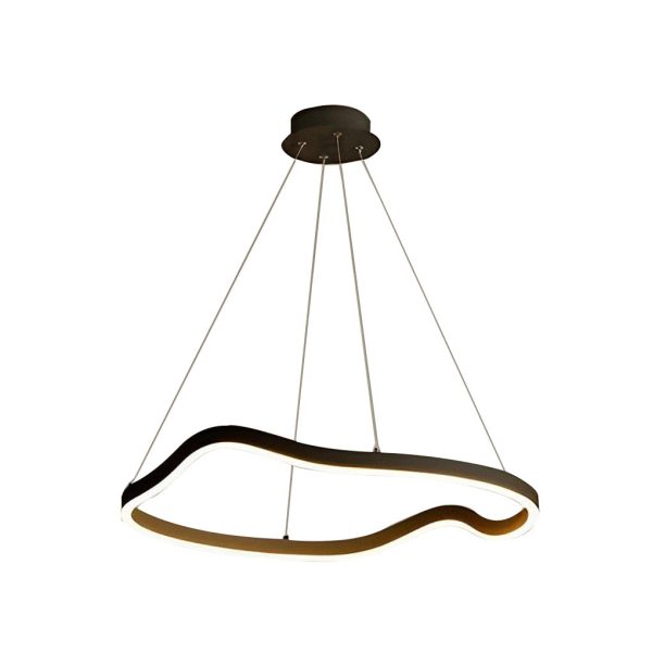 Irregular Ring LED Three Step Dimming Minimalist Chandelier Pendant Lighting - Image 6