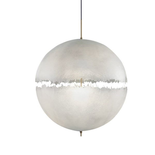 Creative Moon Shaped LED White Nordic Chandelier Pendant Light Fixtures - Image 8