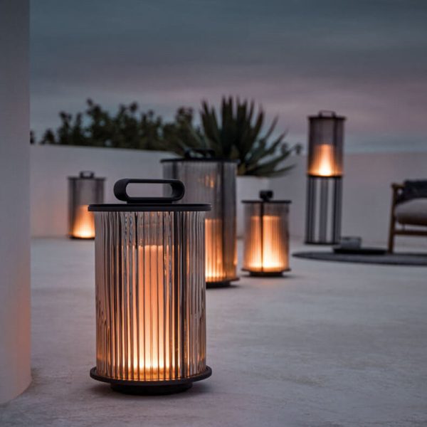 Modern Stainless Steel Glass Column LED Outdoor Waterproof Garden Floor Lamp - Image 3