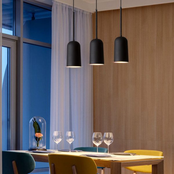 Modern Minimalist Macaron Geometric Metal 1-Light Pendant Light - Image 2