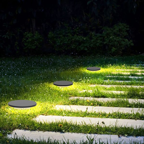 Halo Bottom-Emitting LED Ground Solar Lights Durable & Elegant for Outdoors - Image 4