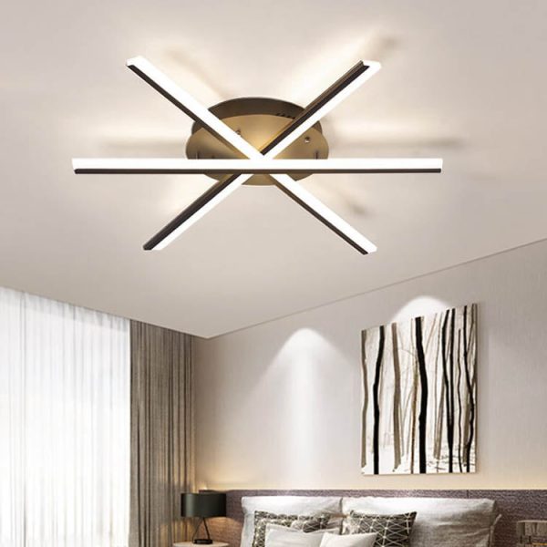 Nordic Creative Line 1-Light LED Semi-Flush Mount Ceiling Light - Image 22