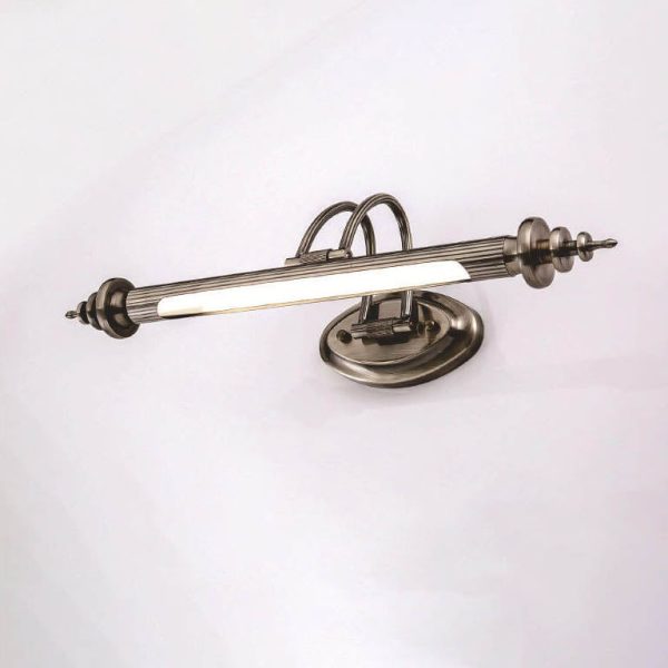 Modern Cylindrical Aluminum 1-Light LED Mirror Front Light - Image 3