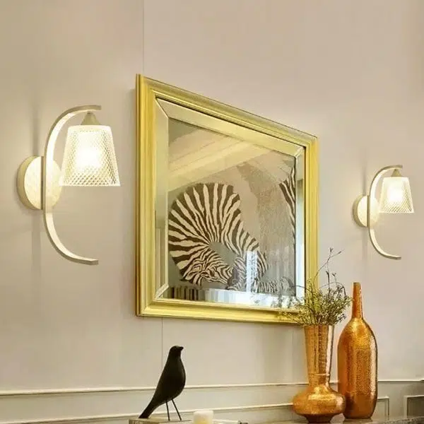 Modern Simple Glass Shade with Resin Bird 1-Light Wall Sconce Lamp - Image 5