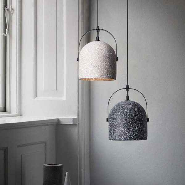 Nordic Creative Cement Cylinder 1-Light Pendant Light - Image 9