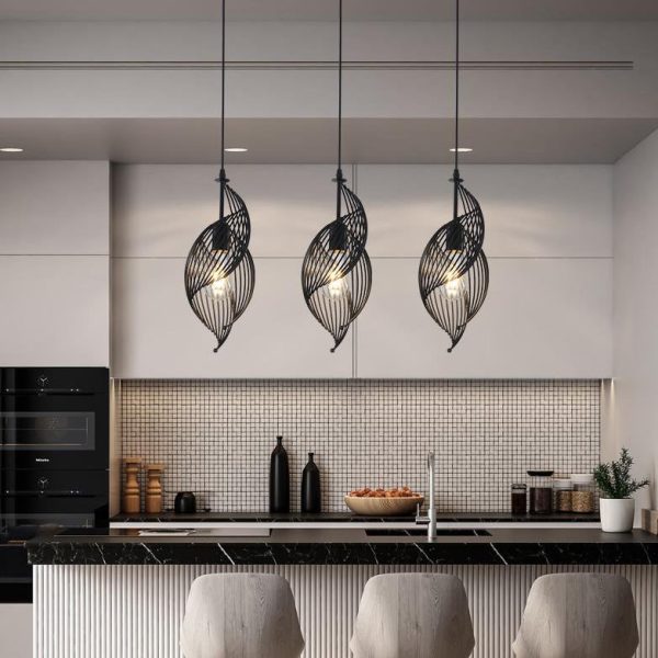 Nordic Creative Iron Sea Snail Shape  1-Light Pendant Light - Image 2