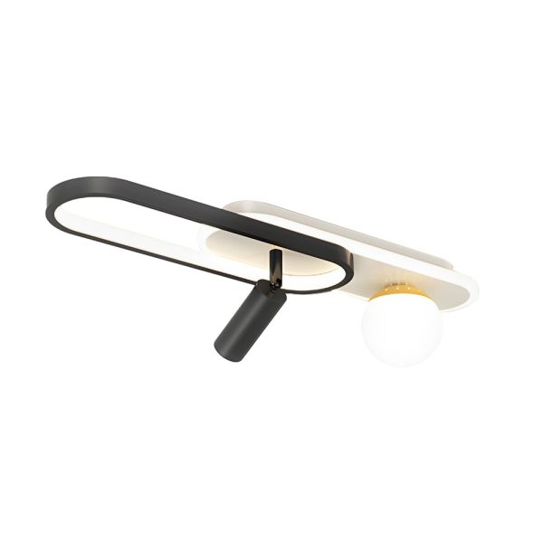 Rectangular Rings Three Step Dimming Modern Ceiling Lights Spotlights - Image 8