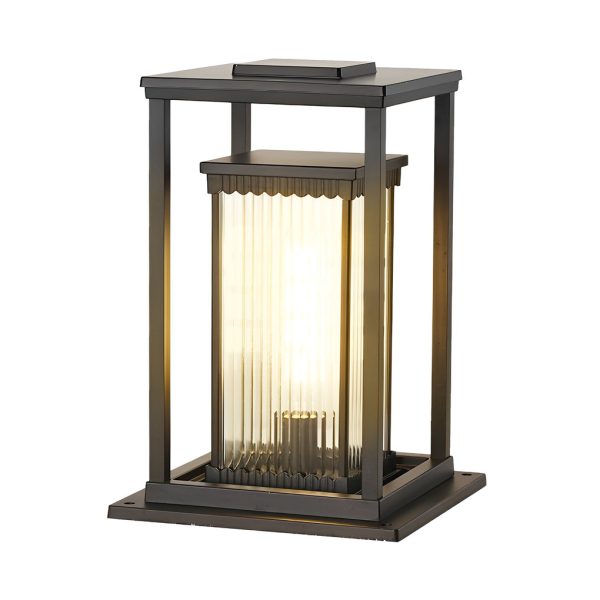 Square Waterproof Intelligent Light Control Black Solar Lawn Lights - Image 5