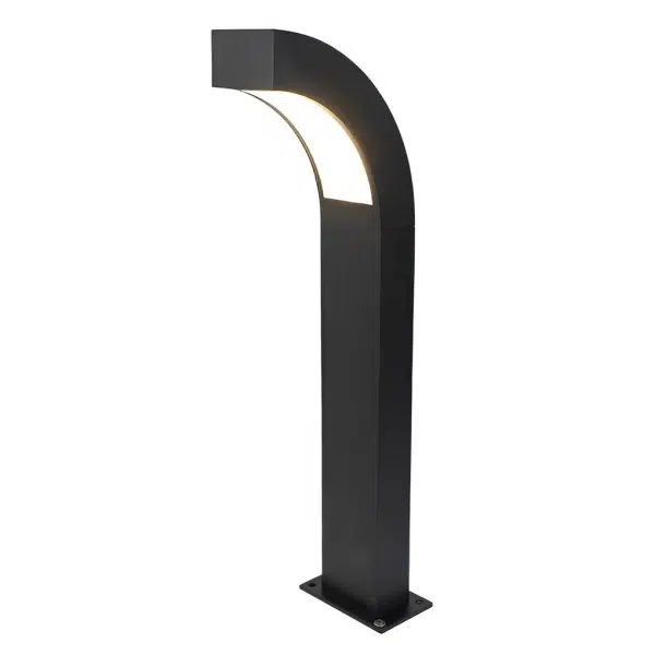 Minimalist Curved 24 inch Bollard Light Waterproof LED Landscape Lighting for Pathway - Image 8