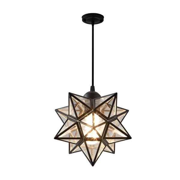 Creative Five-Pointed Star Three Step Dimming Modern Pendant Lights - Image 10