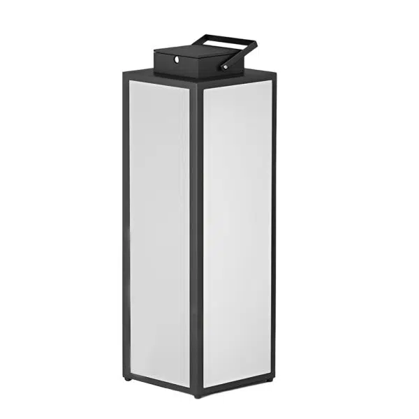 Square Lantern Portable Rechargeable LED Waterproof Solar Lawn Lights - Image 7