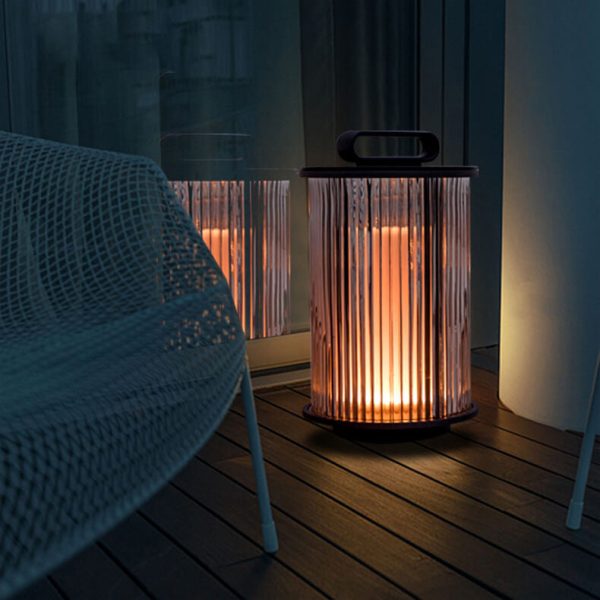 Modern Stainless Steel Glass Column LED Outdoor Waterproof Garden Floor Lamp - Image 4