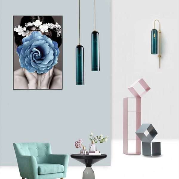 Minimalist Tube-Shaped Glass 1-Light LED Pendant Light - Image 14