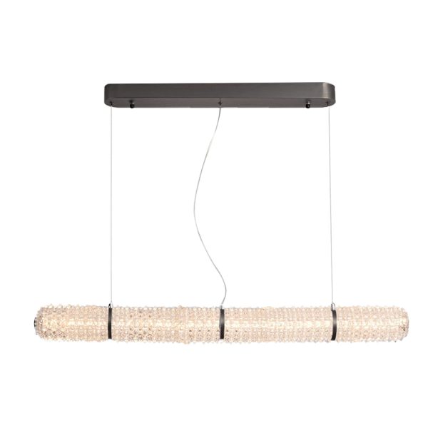 LED Crystal Linear Suspension Lamp Long Island Lighting - Image 7