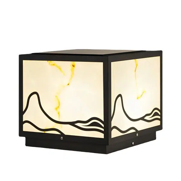 Waterproof LED Mountain Scenery Intelligent Solar Solar Post Caps Lights - Image 7