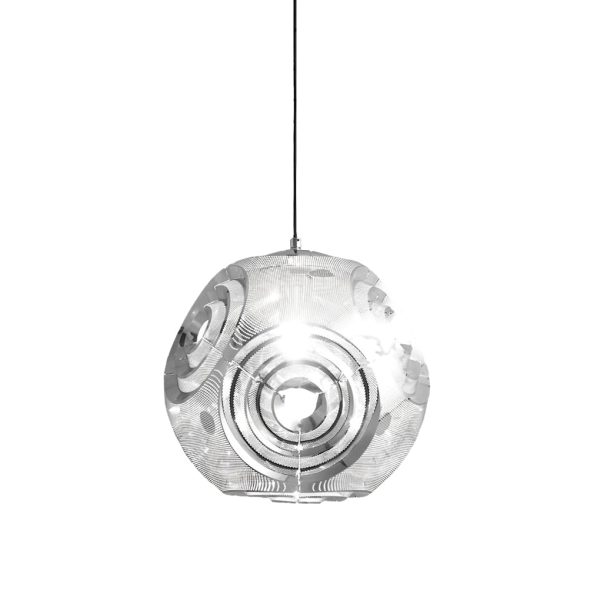 Creative Irregular Circular Stainless Steel Post-modern Chandelier Light - Image 8