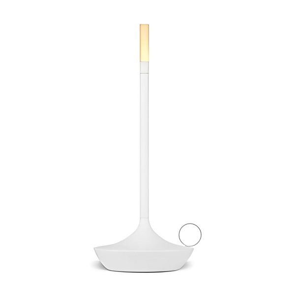 Cordless Portable Candle Wick LED Minimalist Table Lamp - Image 9