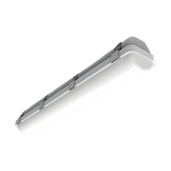 23-inch White Linear Vapor Tight LED Flush Mount Ceiling Light - Image 7