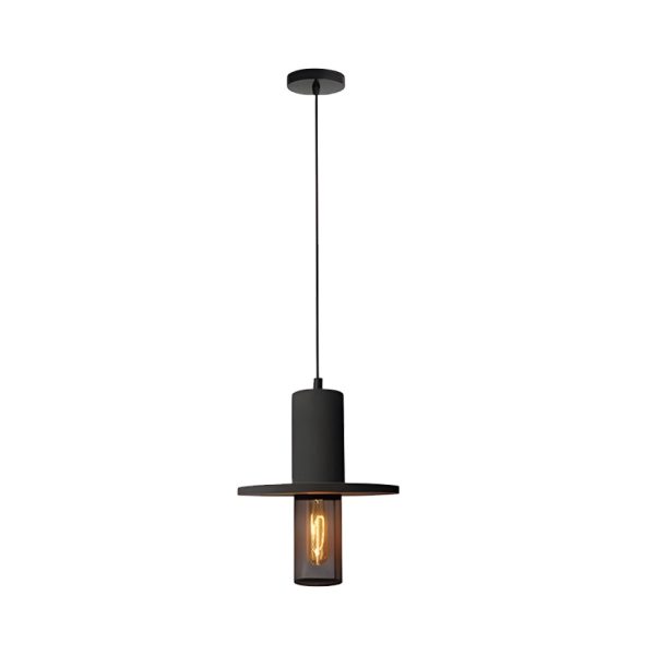 Nordic Minimalist Retro Industrial Cement & Mesh LED Pendant Light - Image 6