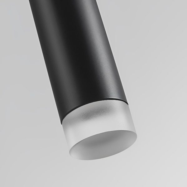 Minimalist Conical Long Tube Design COB Black Nordic Pendant Light - Image 6