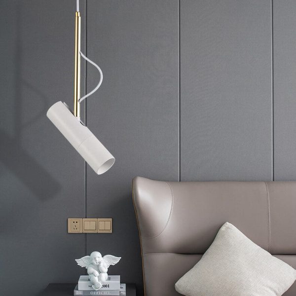 Modern Minimalist Gold 1-Light LED Spotlight Pendant Light - Image 2