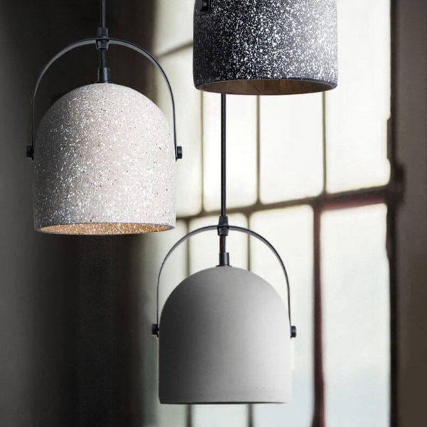 Nordic Creative Cement Cylinder 1-Light Pendant Light - Image 4