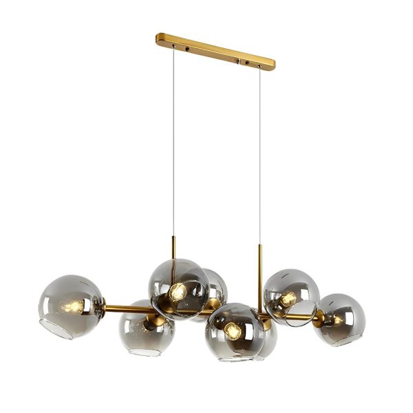 8 Lights Glass Shade LED Postmodern Chandelier Dining Room Light Fixtures - Image 10