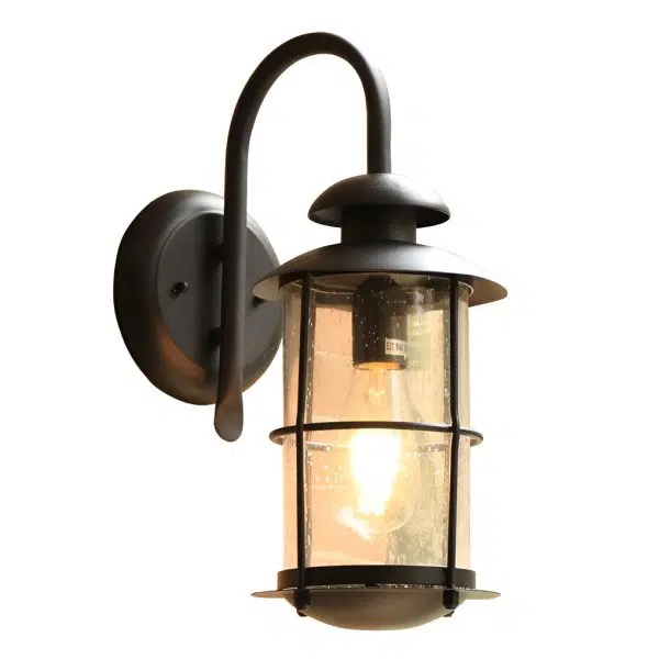 Creative Glass Waterproof LED Black Modern Plug in Wall Sconce Lighting - Image 5