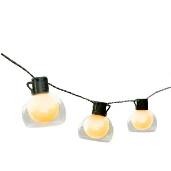 Battery Operated USB Solar 40 Lights LED Bulbs Outdoor String Lights - Image 11