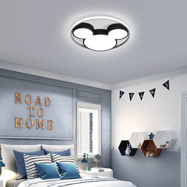 Cartoon Mouse LED Flush Mount Ceiling Light - Image 4