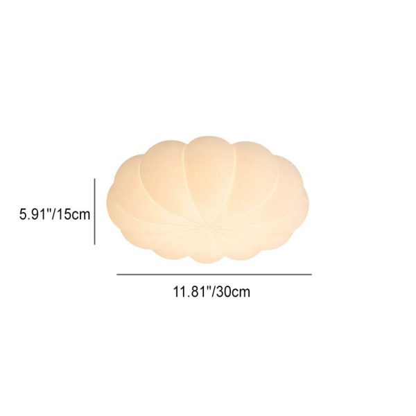 Contemporary Nordic PE Shade Kid's Flowers LED Flush Mount Ceiling Light For Bedroom - Image 5