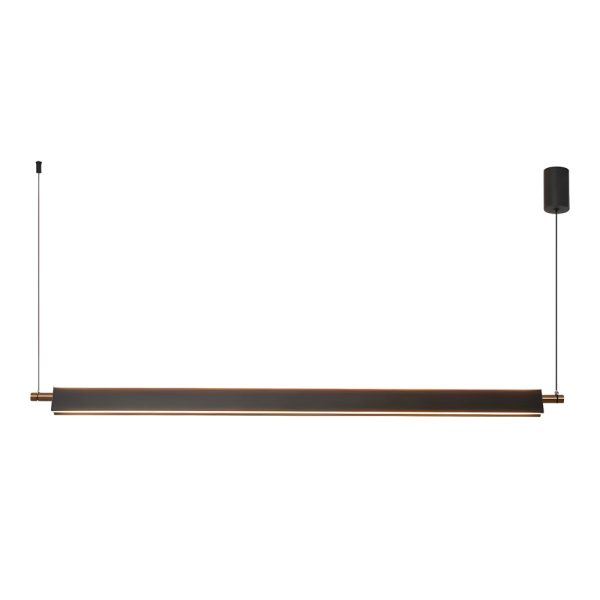 Modern 35.4''/47.2'' Black Aluminum Linear Kitchen Island Light - Image 7