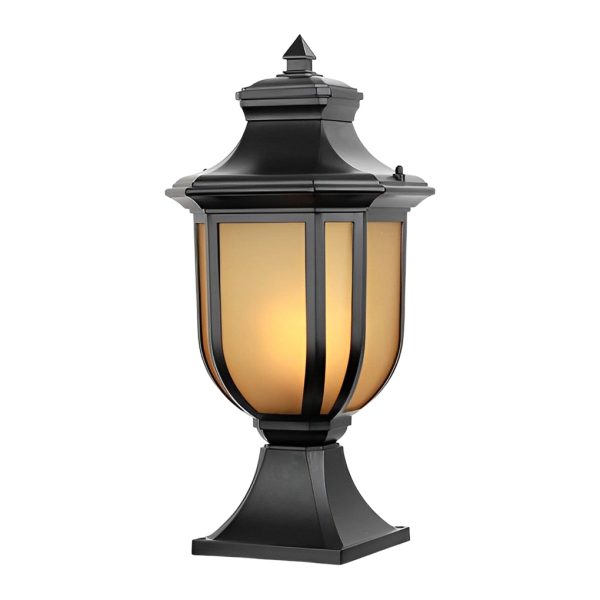 Retro Minimalist Waterproof Aluminum European-style Pillar Lamp Post Lights - Image 10