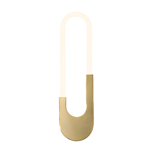 Modern Indoor Oval LED Wall Sconces - 16'' H, Gold/Black - Image 11
