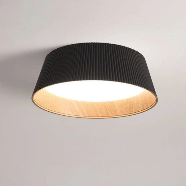 Nordic Minimalist Round LED Iron Pendant Light Flush Mount Lighting - Image 12
