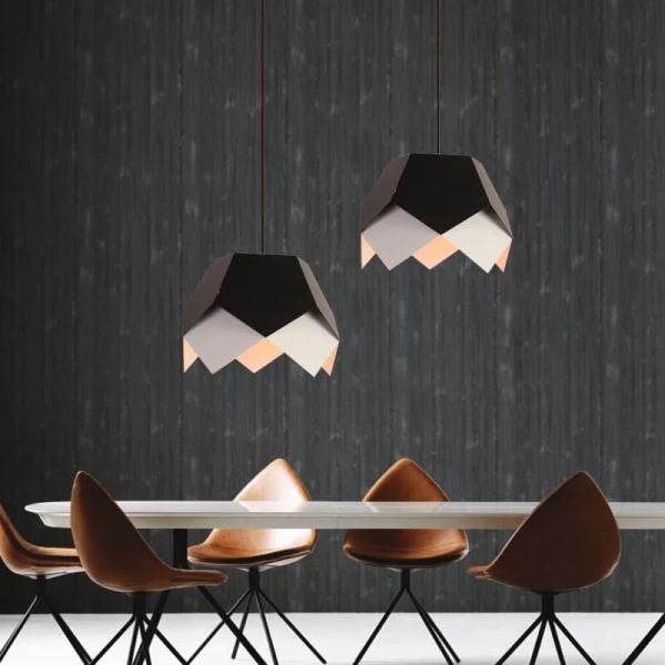 Modern Creative Colorful Geometric Lotus 1-Light Pendant Light - Image 6