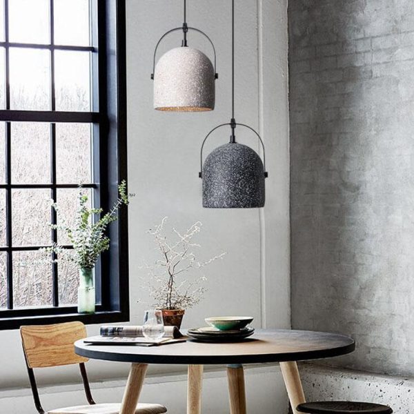 Nordic Creative Cement Cylinder 1-Light Pendant Light - Image 11