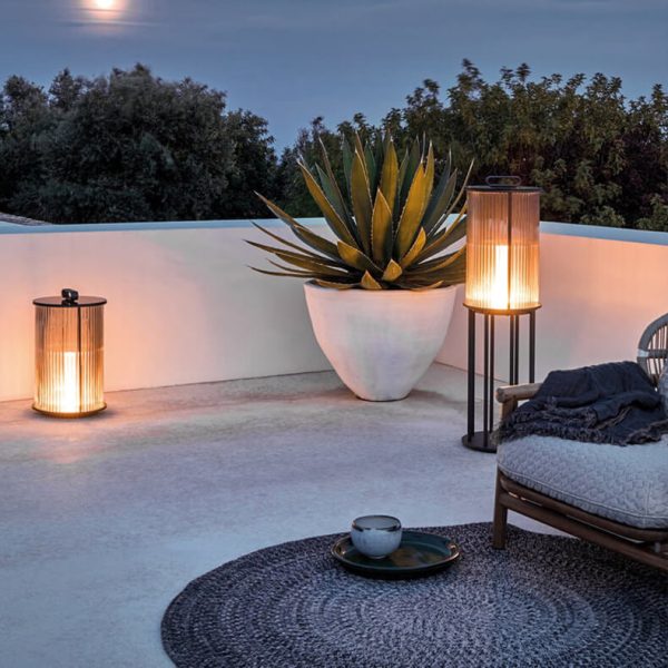Modern Stainless Steel Glass Column LED Outdoor Waterproof Garden Floor Lamp - Image 6