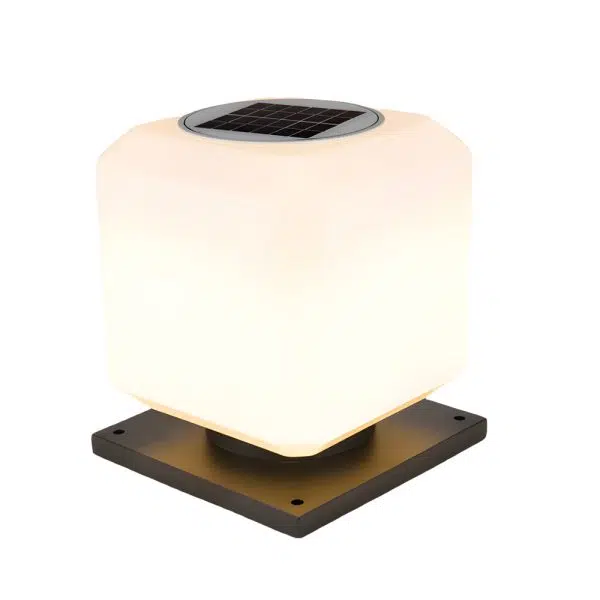 Waterproof Cube Outdoor LED Pier Mount Post Lamp for Garden - Image 8