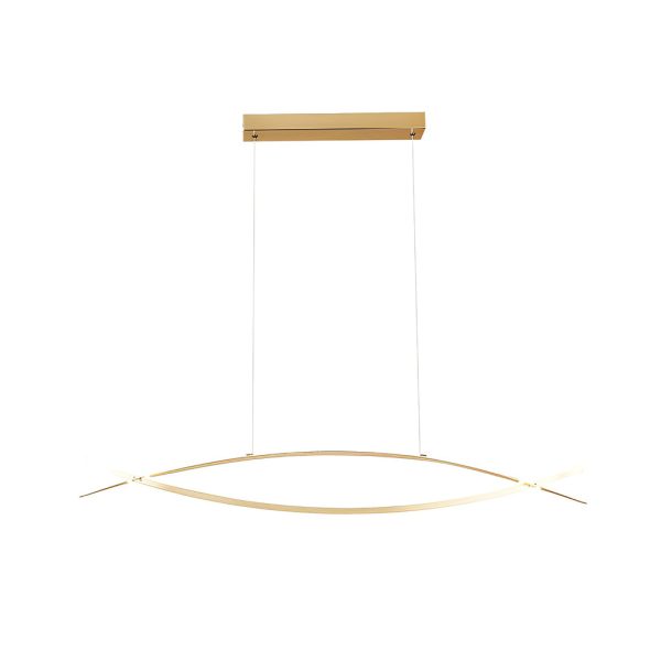 Art Strips Hardware Plating Stepless Dimming LED Nordic Chandelier - Image 11