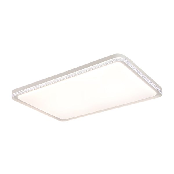 White Acrylic LED Flush Ceiling Lighting - Image 7