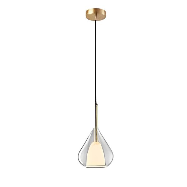 Raindrop Creative Double Layers Glass Nordic Pendant Lights Small Chandelier - Image 10