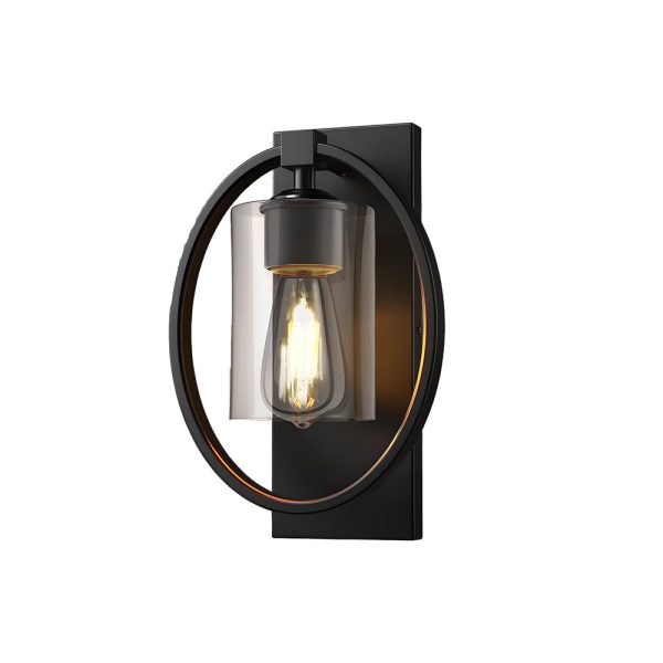 Black Industrial Tungsten Bulb Bathroom Sconces Lighting Wall Lights - Image 6